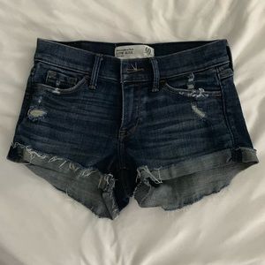 Denim jean shorts